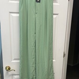 Green Wide-Leg Pants size medium brand new